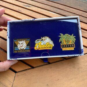 Jeeter Enamel Pin Set - Pursuit Of Paradise Tiger Pura Vida